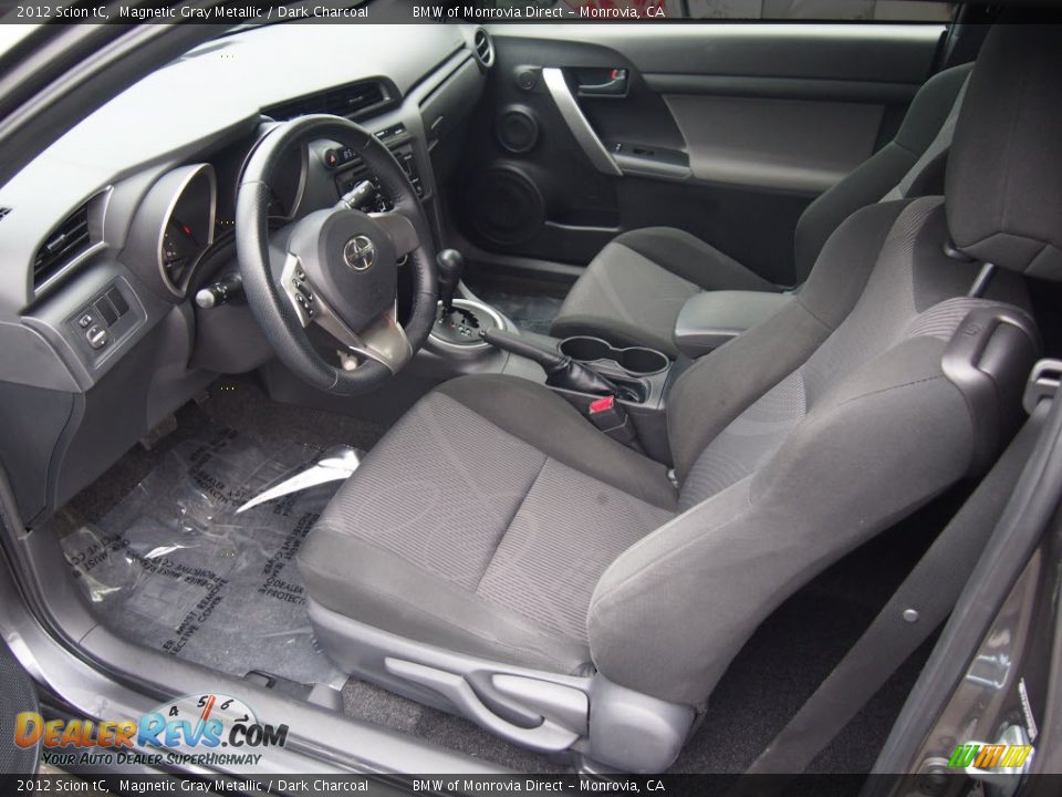 2012 Scion tC Magnetic Gray Metallic / Dark Charcoal Photo #14