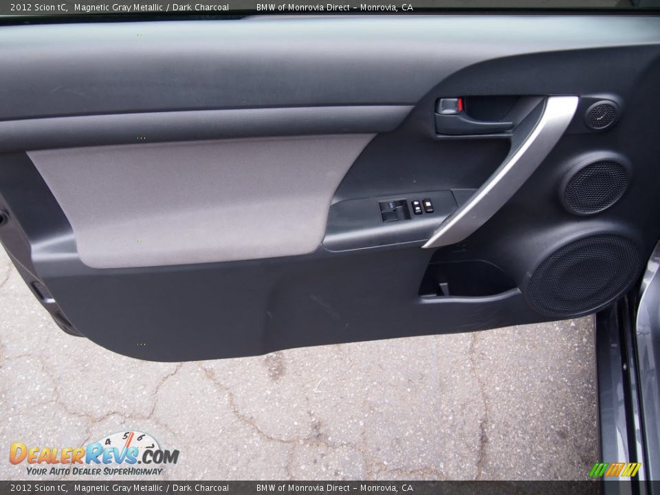 2012 Scion tC Magnetic Gray Metallic / Dark Charcoal Photo #16