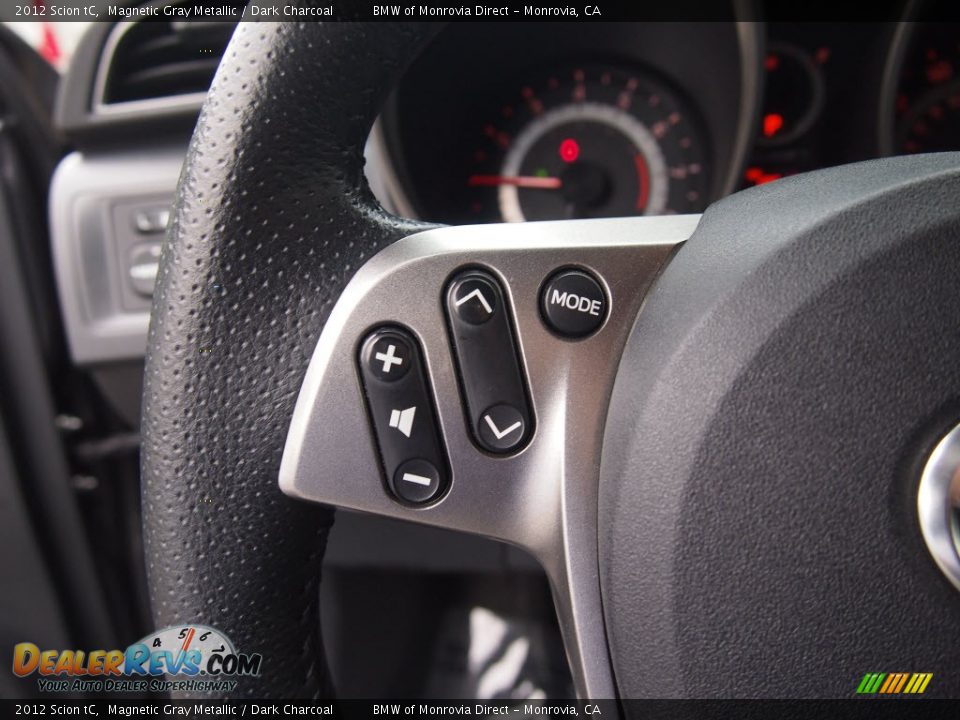 2012 Scion tC Magnetic Gray Metallic / Dark Charcoal Photo #21