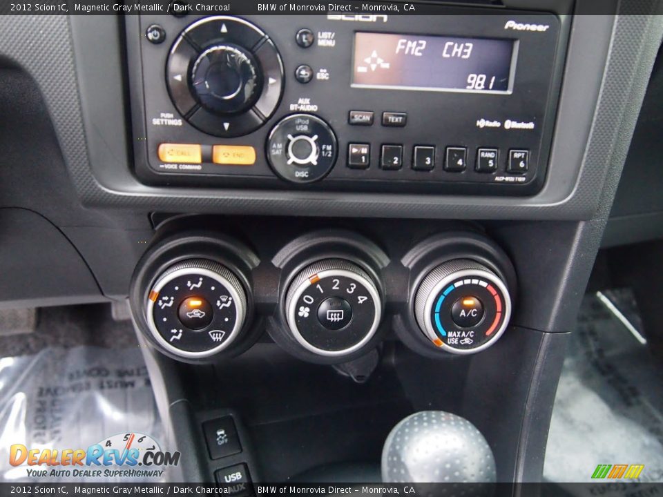 2012 Scion tC Magnetic Gray Metallic / Dark Charcoal Photo #23