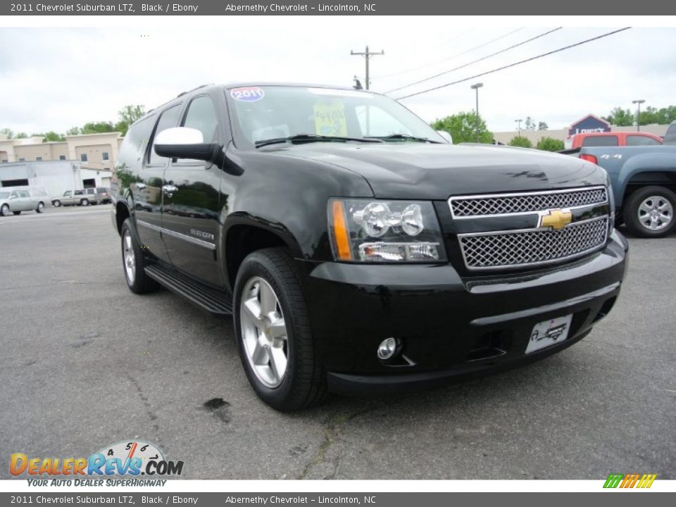 2011 Chevrolet Suburban LTZ Black / Ebony Photo #1