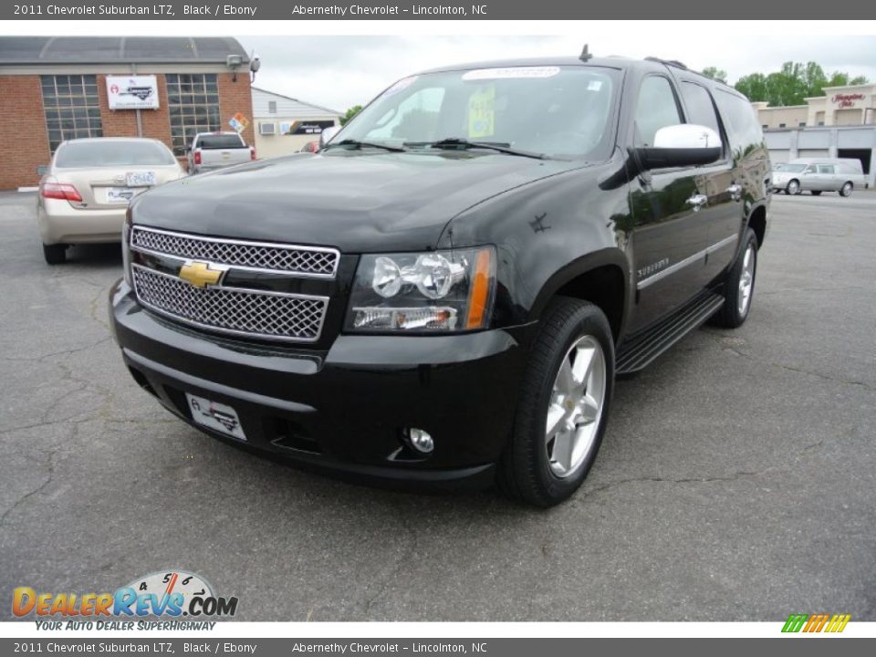 2011 Chevrolet Suburban LTZ Black / Ebony Photo #2