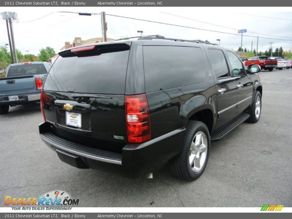2011 Chevrolet Suburban LTZ Black / Ebony Photo #5