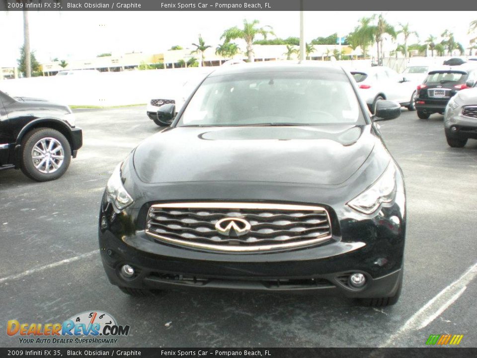 2009 Infiniti FX 35 Black Obsidian / Graphite Photo #1