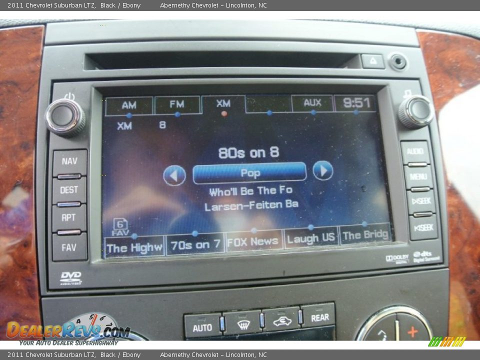 2011 Chevrolet Suburban LTZ Black / Ebony Photo #10