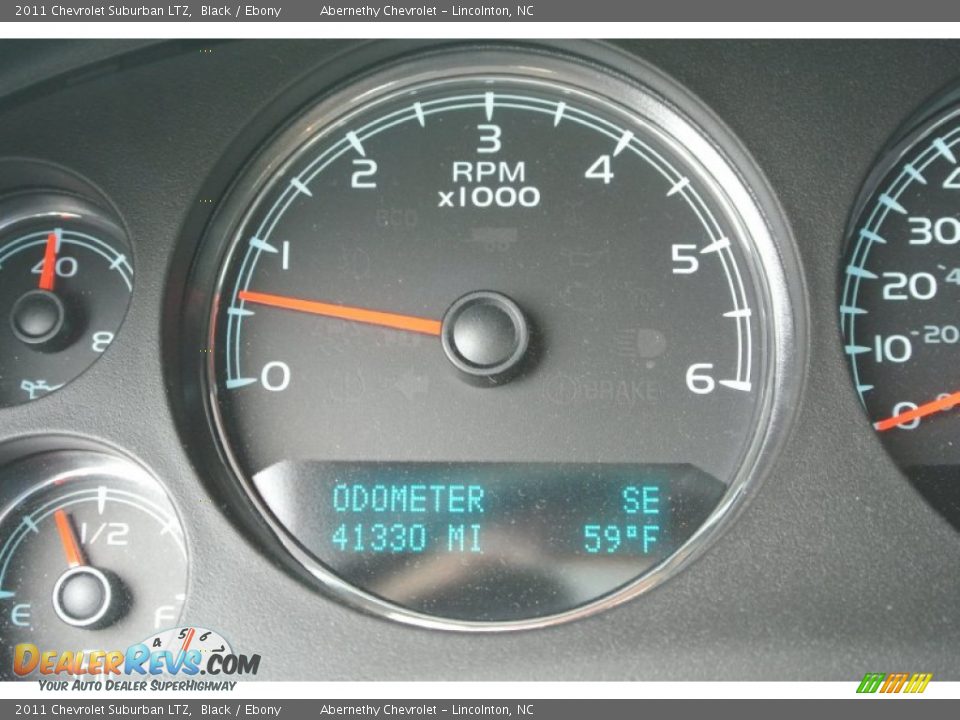 2011 Chevrolet Suburban LTZ Black / Ebony Photo #12