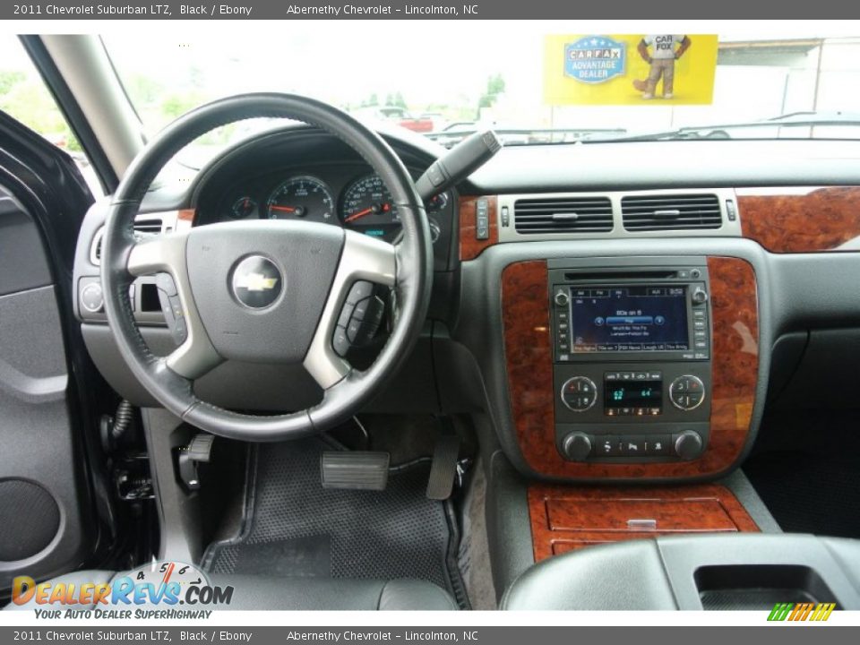 2011 Chevrolet Suburban LTZ Black / Ebony Photo #16