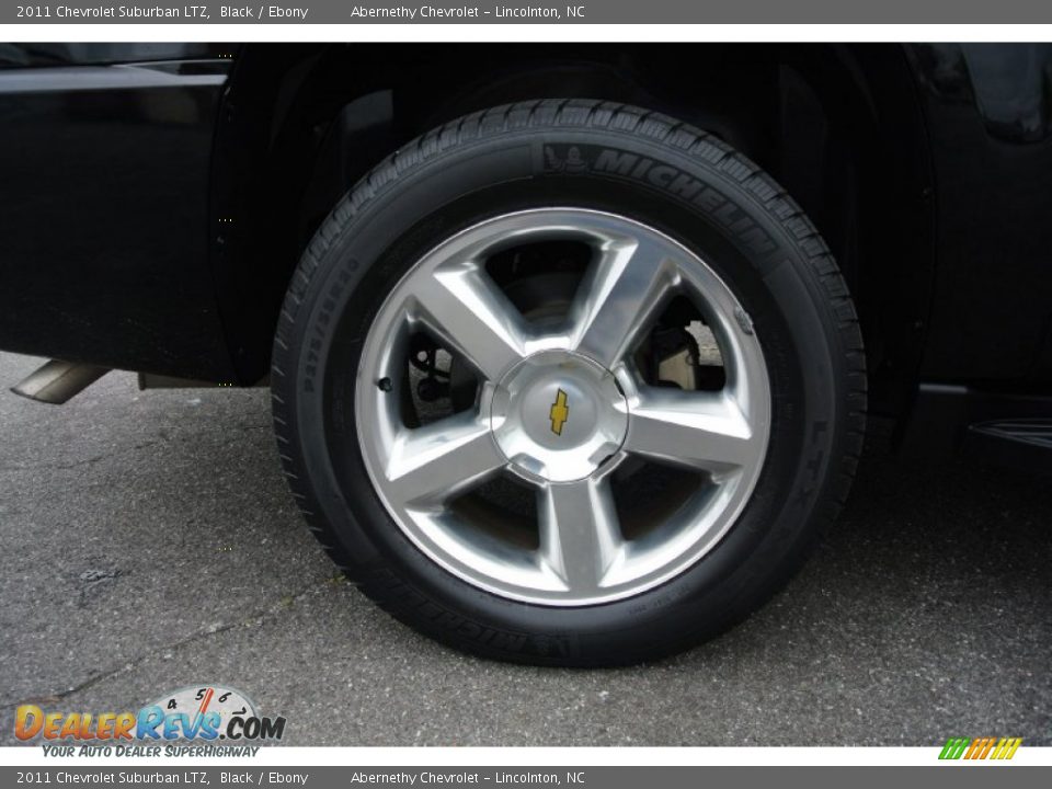 2011 Chevrolet Suburban LTZ Black / Ebony Photo #20