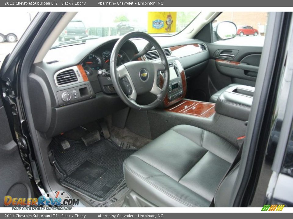 2011 Chevrolet Suburban LTZ Black / Ebony Photo #28