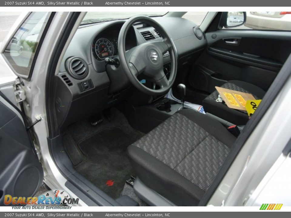 2007 Suzuki SX4 AWD Silky Silver Metallic / Black Photo #23
