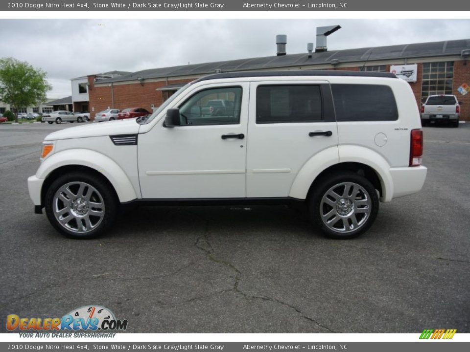 Stone White 2010 Dodge Nitro Heat 4x4 Photo #3