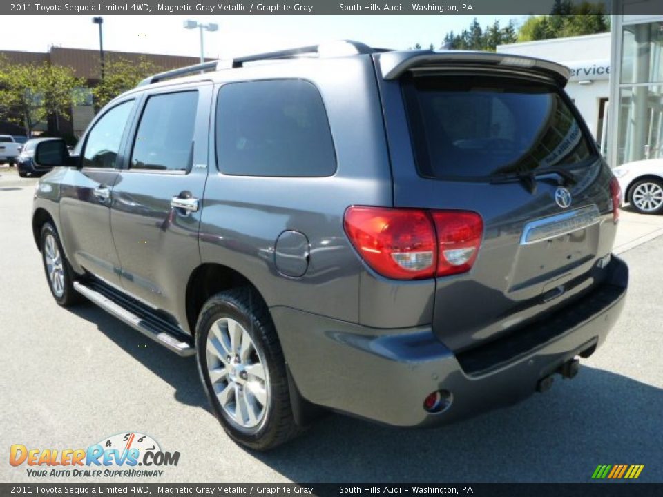 2011 Toyota Sequoia Limited 4WD Magnetic Gray Metallic / Graphite Gray Photo #3