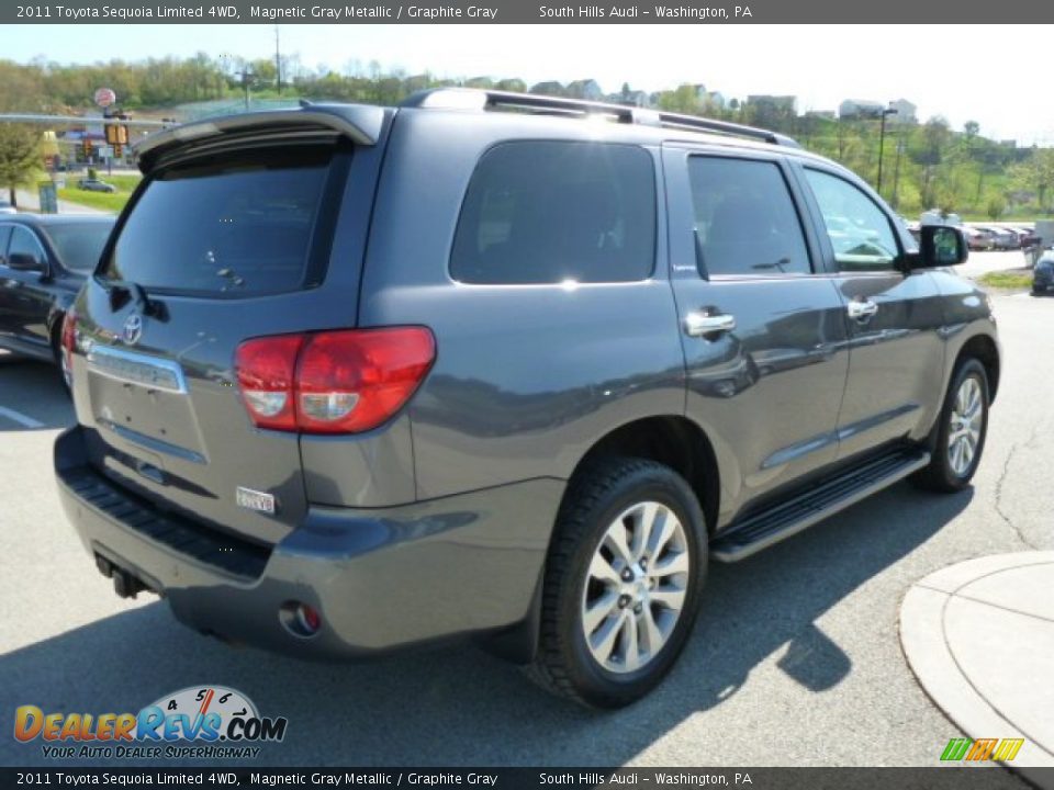 2011 Toyota Sequoia Limited 4WD Magnetic Gray Metallic / Graphite Gray Photo #5