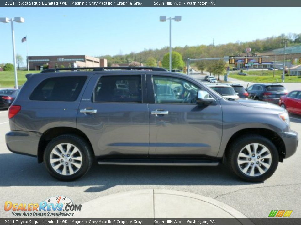 2011 Toyota Sequoia Limited 4WD Magnetic Gray Metallic / Graphite Gray Photo #6