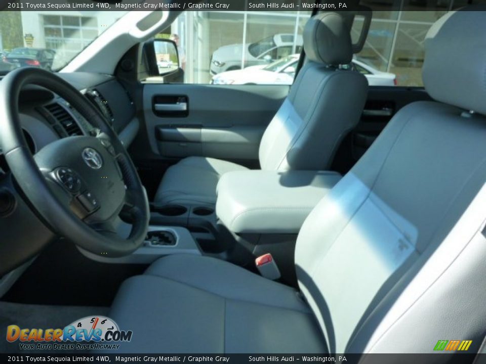 2011 Toyota Sequoia Limited 4WD Magnetic Gray Metallic / Graphite Gray Photo #10