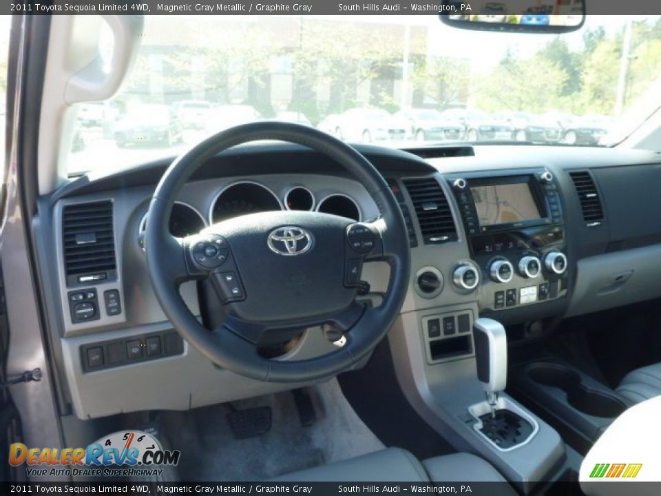 2011 Toyota Sequoia Limited 4WD Magnetic Gray Metallic / Graphite Gray Photo #11