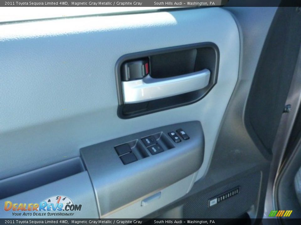 2011 Toyota Sequoia Limited 4WD Magnetic Gray Metallic / Graphite Gray Photo #14