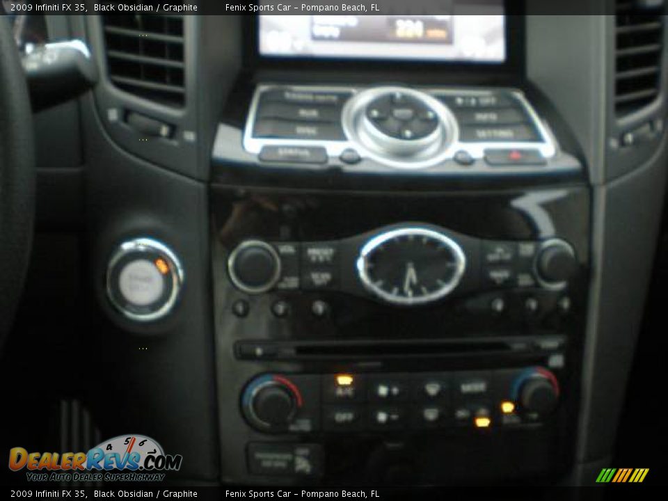 2009 Infiniti FX 35 Black Obsidian / Graphite Photo #7