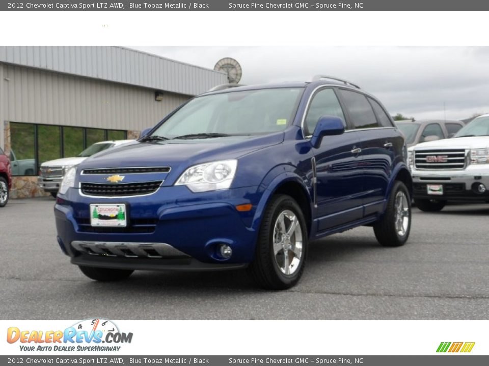 2012 Chevrolet Captiva Sport LTZ AWD Blue Topaz Metallic / Black Photo #2