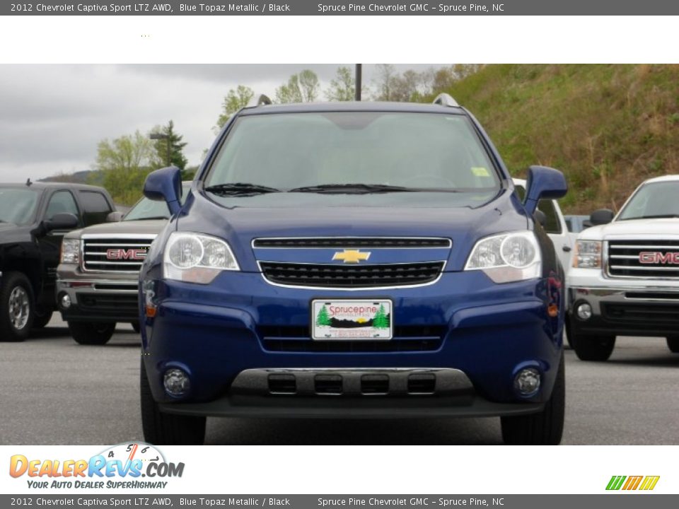 2012 Chevrolet Captiva Sport LTZ AWD Blue Topaz Metallic / Black Photo #3