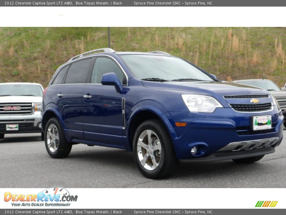 2012 Chevrolet Captiva Sport LTZ AWD Blue Topaz Metallic / Black Photo #4