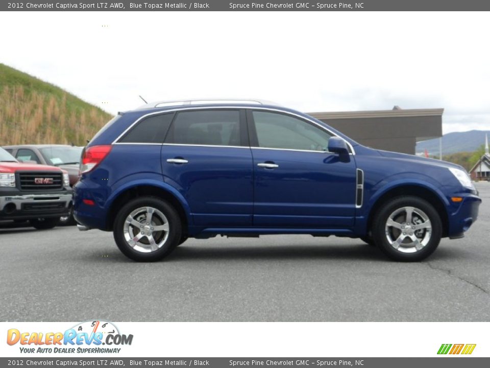 2012 Chevrolet Captiva Sport LTZ AWD Blue Topaz Metallic / Black Photo #5