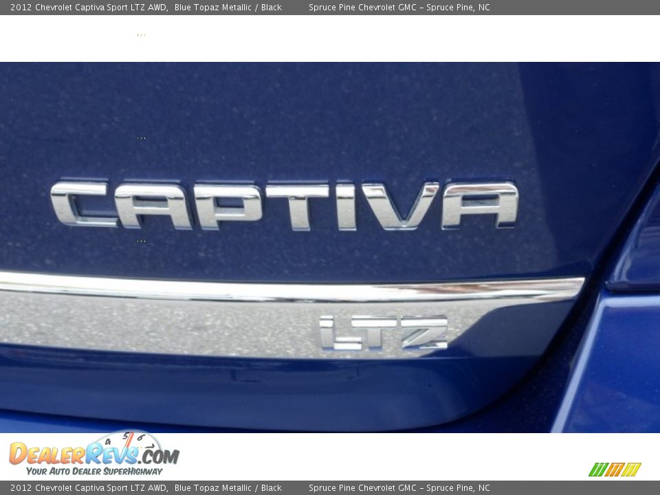 2012 Chevrolet Captiva Sport LTZ AWD Blue Topaz Metallic / Black Photo #8