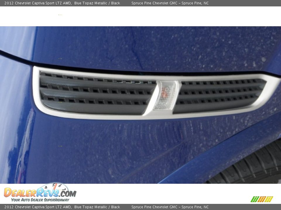 2012 Chevrolet Captiva Sport LTZ AWD Blue Topaz Metallic / Black Photo #9
