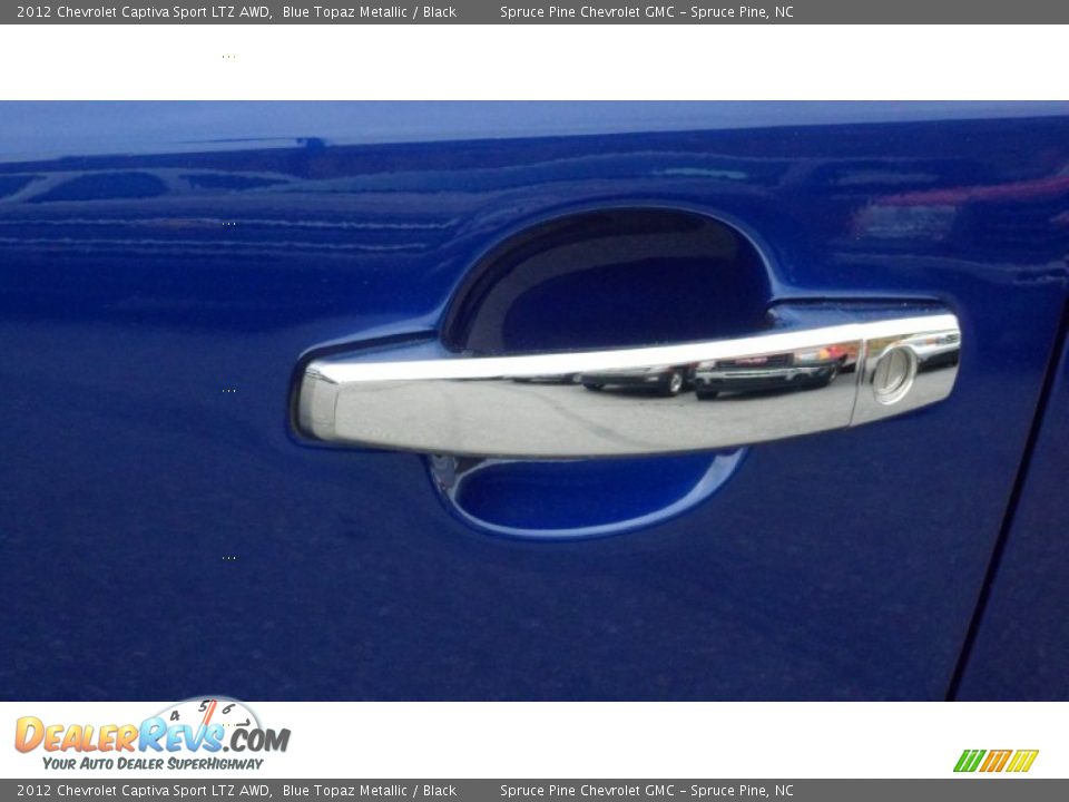 2012 Chevrolet Captiva Sport LTZ AWD Blue Topaz Metallic / Black Photo #11
