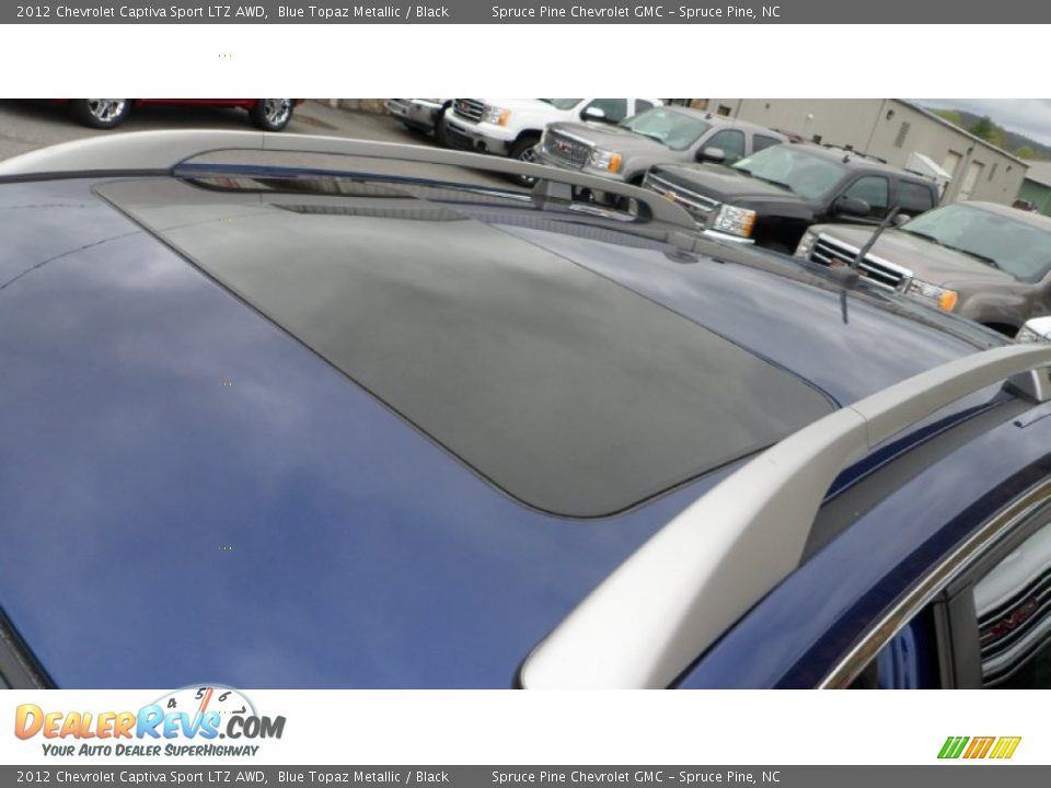 2012 Chevrolet Captiva Sport LTZ AWD Blue Topaz Metallic / Black Photo #12
