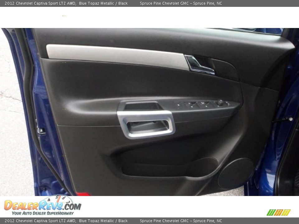 2012 Chevrolet Captiva Sport LTZ AWD Blue Topaz Metallic / Black Photo #13