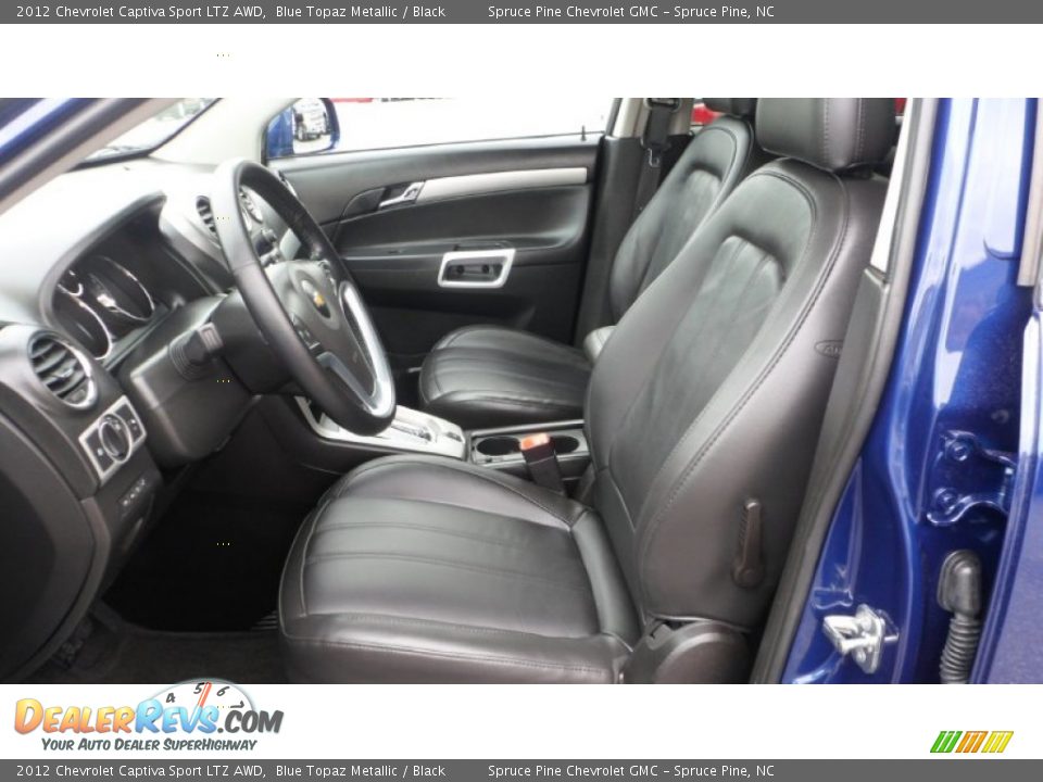 2012 Chevrolet Captiva Sport LTZ AWD Blue Topaz Metallic / Black Photo #16