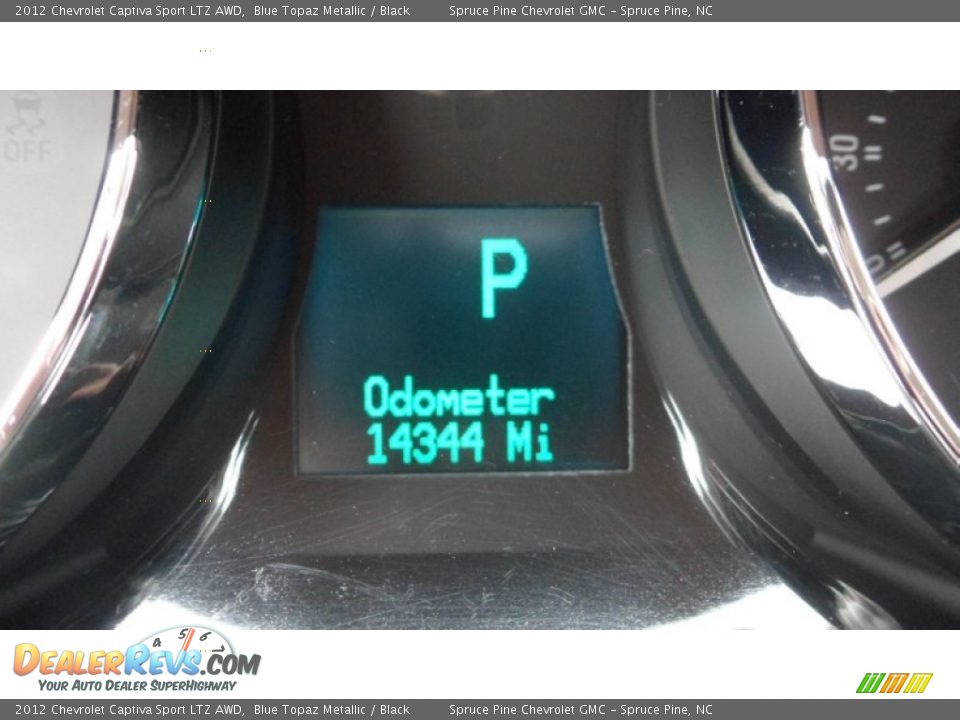 2012 Chevrolet Captiva Sport LTZ AWD Blue Topaz Metallic / Black Photo #17