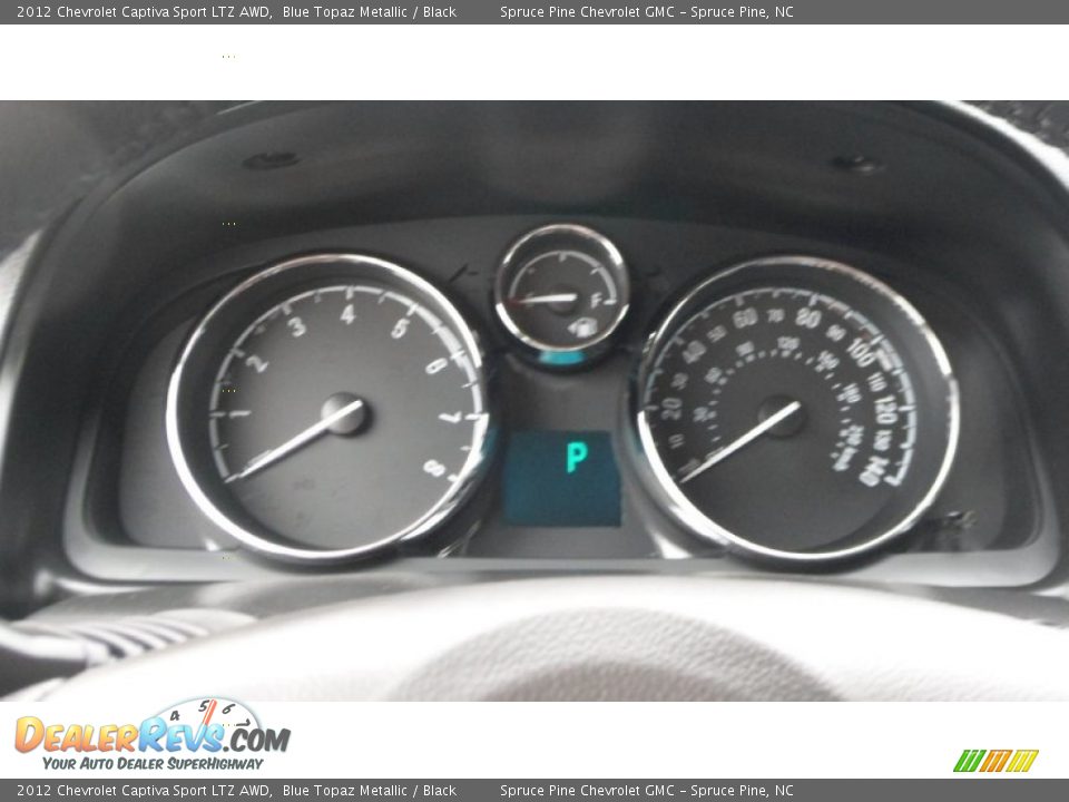 2012 Chevrolet Captiva Sport LTZ AWD Blue Topaz Metallic / Black Photo #18