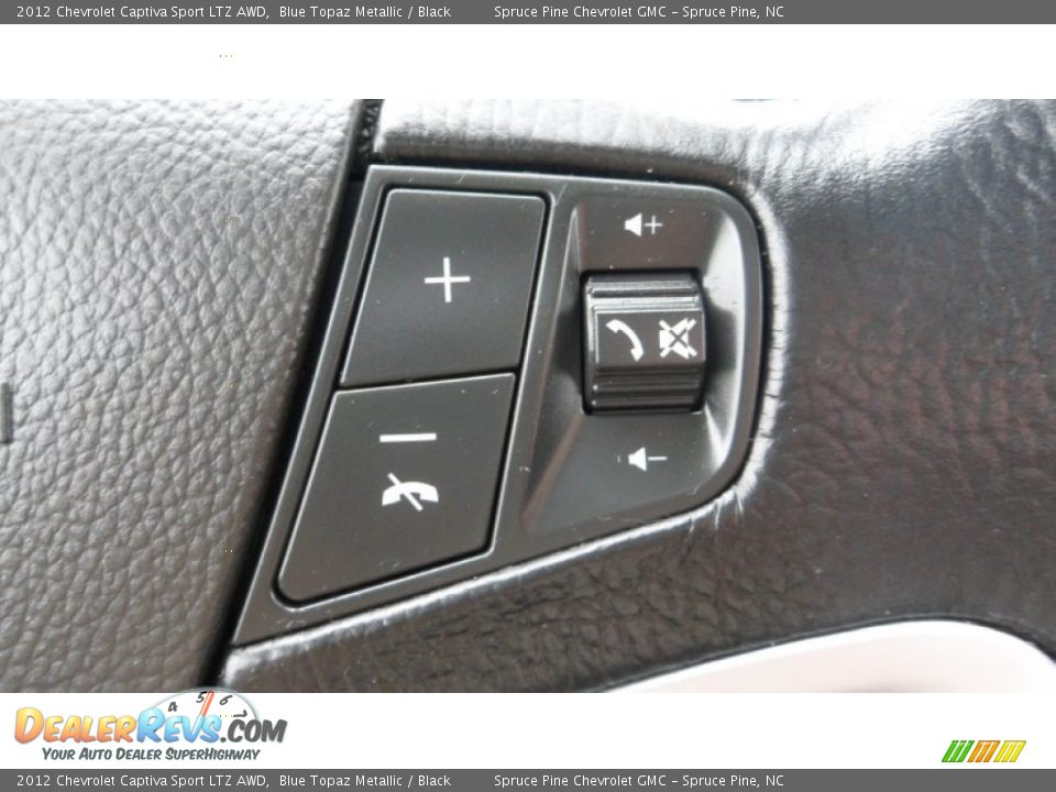 2012 Chevrolet Captiva Sport LTZ AWD Blue Topaz Metallic / Black Photo #20