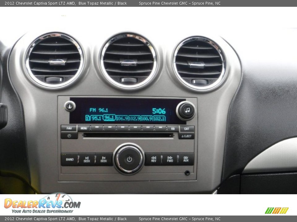 2012 Chevrolet Captiva Sport LTZ AWD Blue Topaz Metallic / Black Photo #23