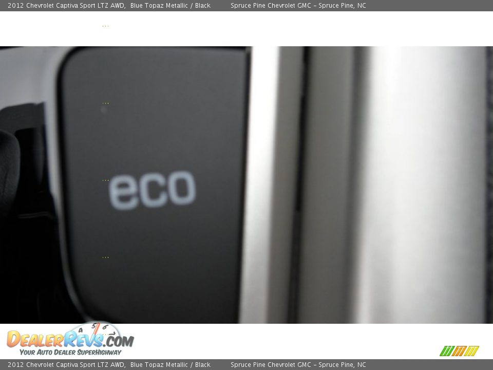 2012 Chevrolet Captiva Sport LTZ AWD Blue Topaz Metallic / Black Photo #27