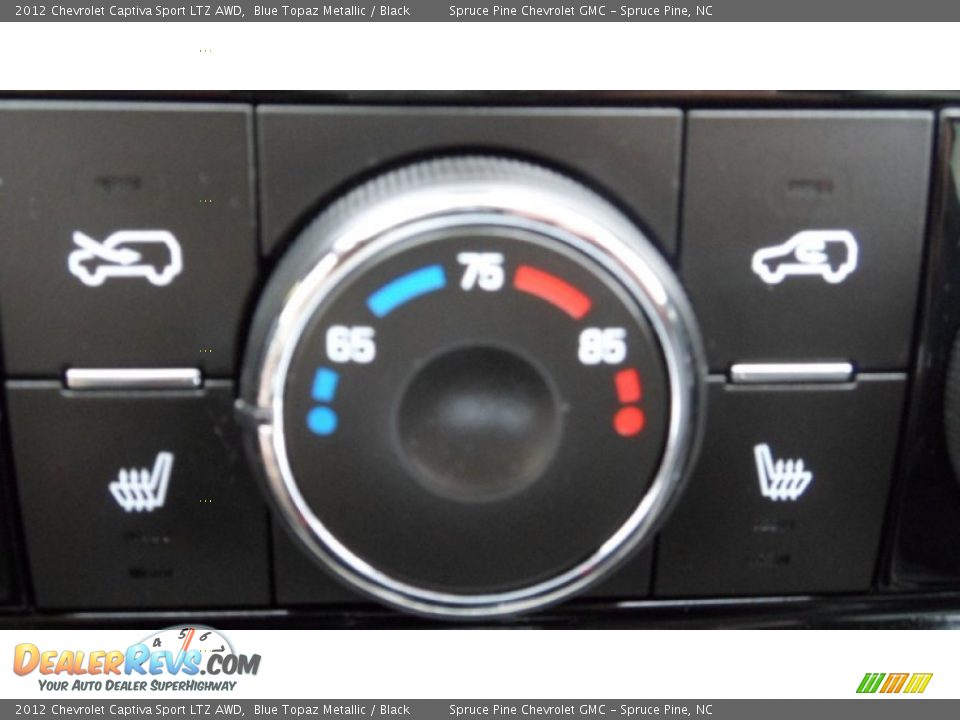 2012 Chevrolet Captiva Sport LTZ AWD Blue Topaz Metallic / Black Photo #28