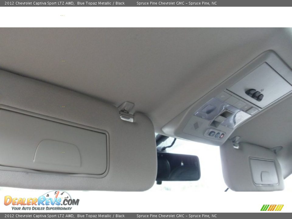 2012 Chevrolet Captiva Sport LTZ AWD Blue Topaz Metallic / Black Photo #35