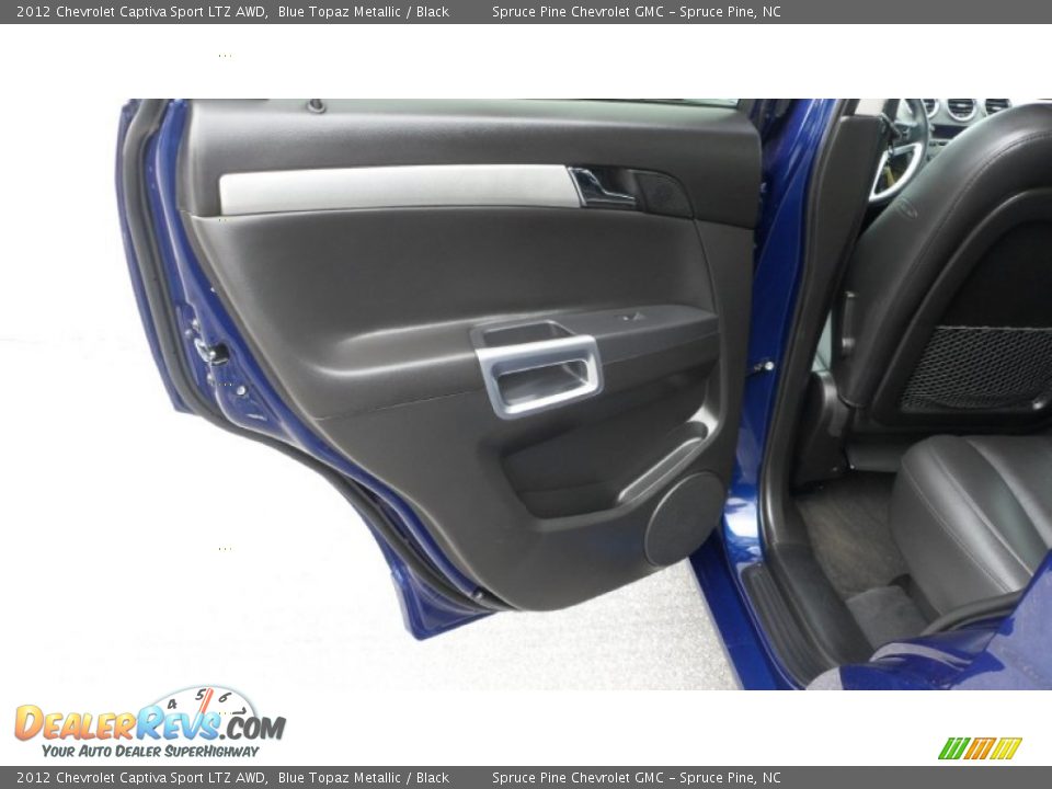 2012 Chevrolet Captiva Sport LTZ AWD Blue Topaz Metallic / Black Photo #36