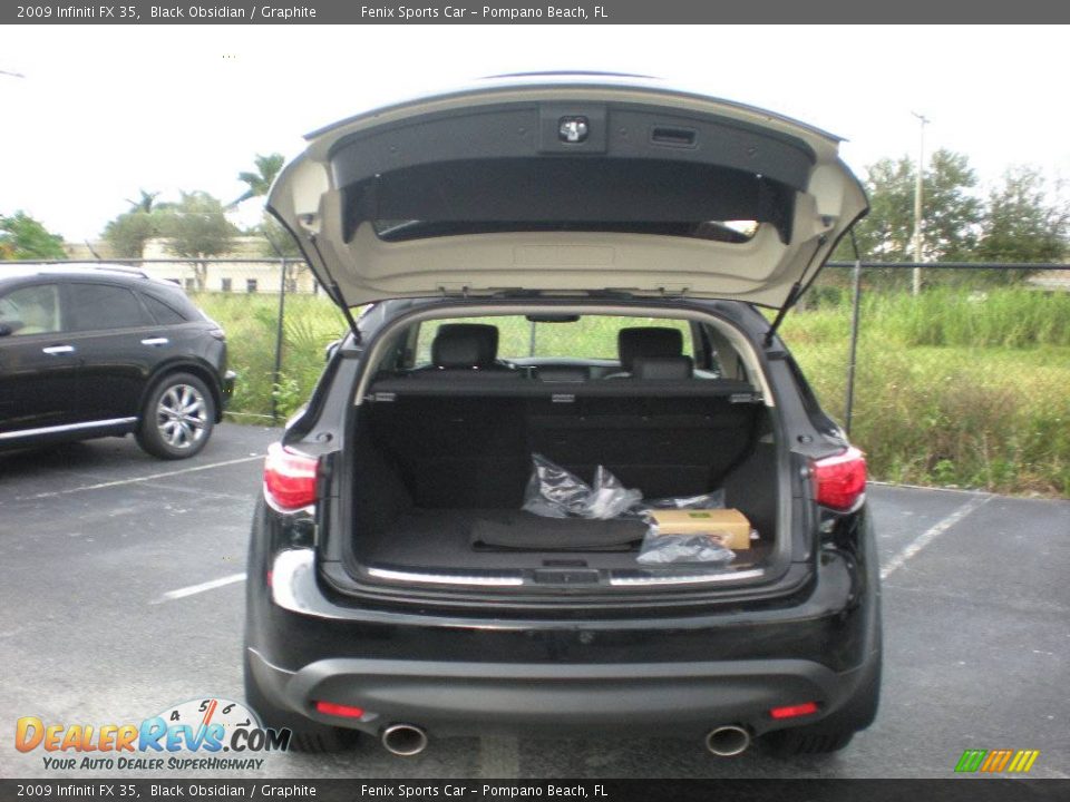 2009 Infiniti FX 35 Black Obsidian / Graphite Photo #10