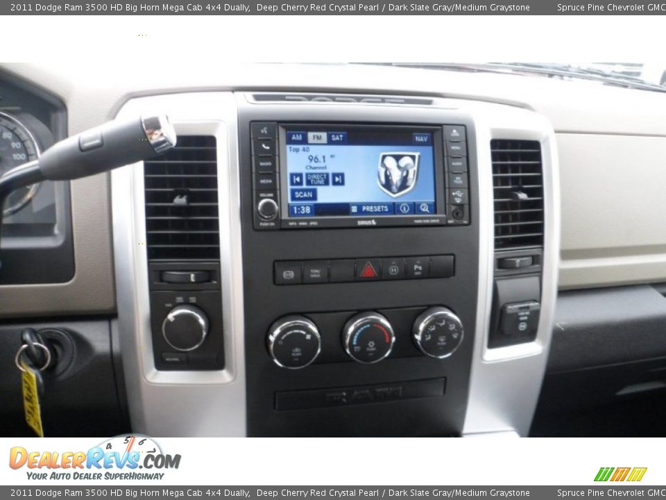 2011 Dodge Ram 3500 HD Big Horn Mega Cab 4x4 Dually Deep Cherry Red Crystal Pearl / Dark Slate Gray/Medium Graystone Photo #29