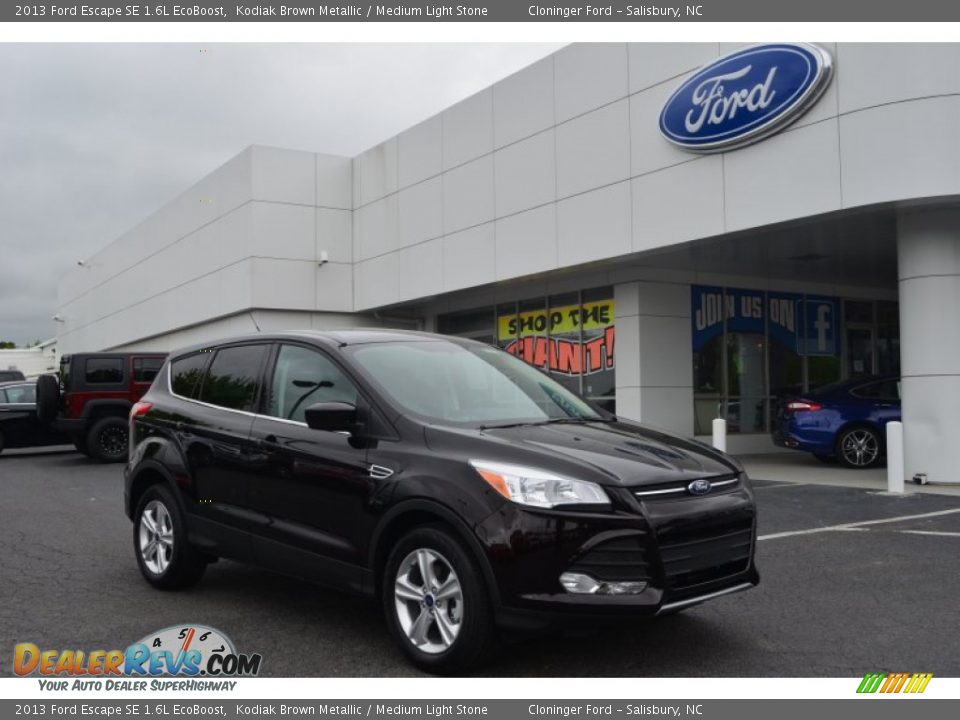 2013 Ford Escape SE 1.6L EcoBoost Kodiak Brown Metallic / Medium Light Stone Photo #1