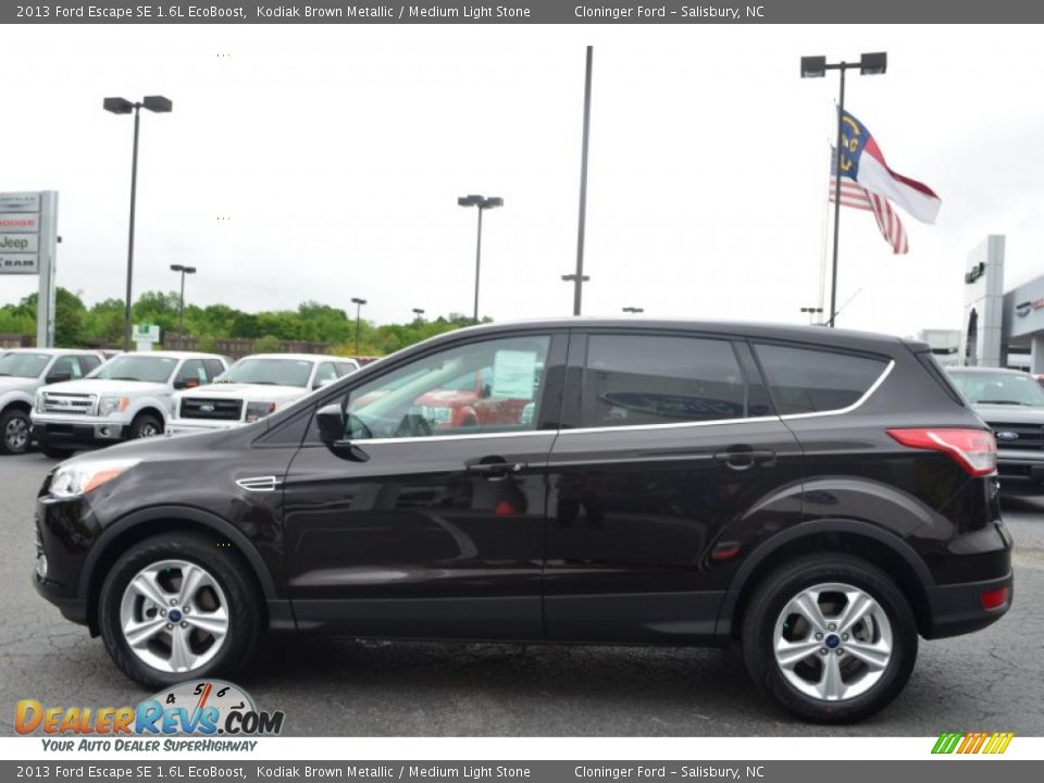 2013 Ford Escape SE 1.6L EcoBoost Kodiak Brown Metallic / Medium Light Stone Photo #5