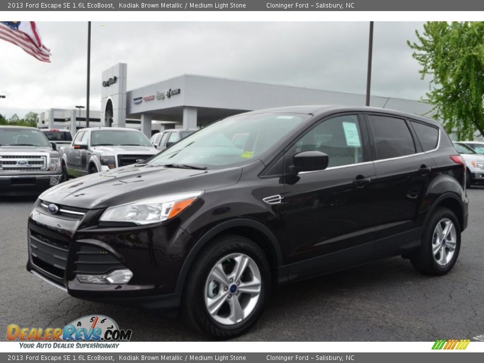 2013 Ford Escape SE 1.6L EcoBoost Kodiak Brown Metallic / Medium Light Stone Photo #6