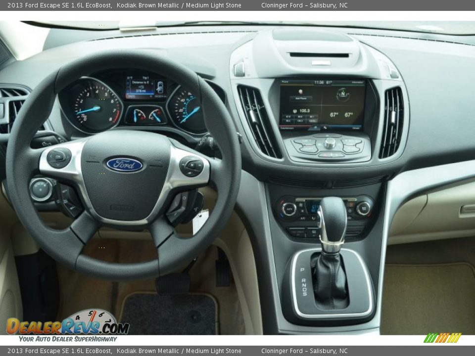 2013 Ford Escape SE 1.6L EcoBoost Kodiak Brown Metallic / Medium Light Stone Photo #20