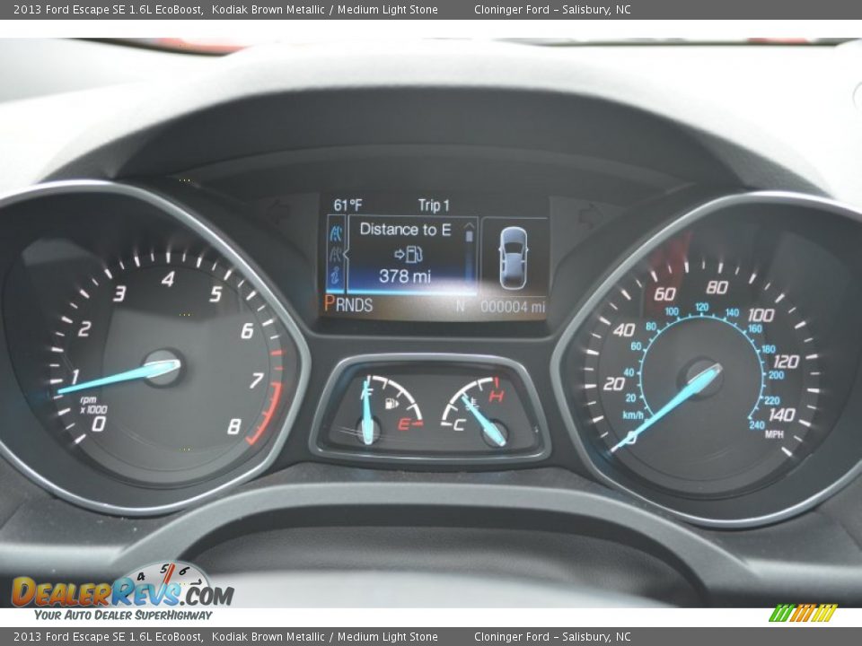 2013 Ford Escape SE 1.6L EcoBoost Kodiak Brown Metallic / Medium Light Stone Photo #24
