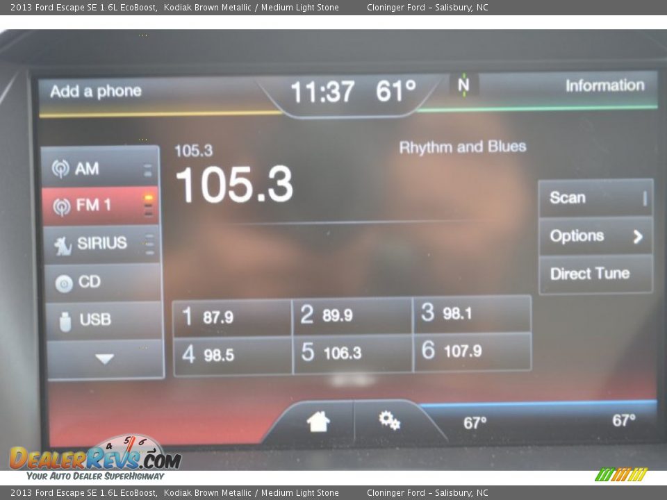 2013 Ford Escape SE 1.6L EcoBoost Kodiak Brown Metallic / Medium Light Stone Photo #27