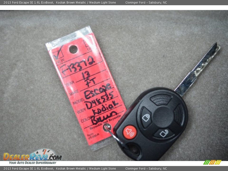 2013 Ford Escape SE 1.6L EcoBoost Kodiak Brown Metallic / Medium Light Stone Photo #36