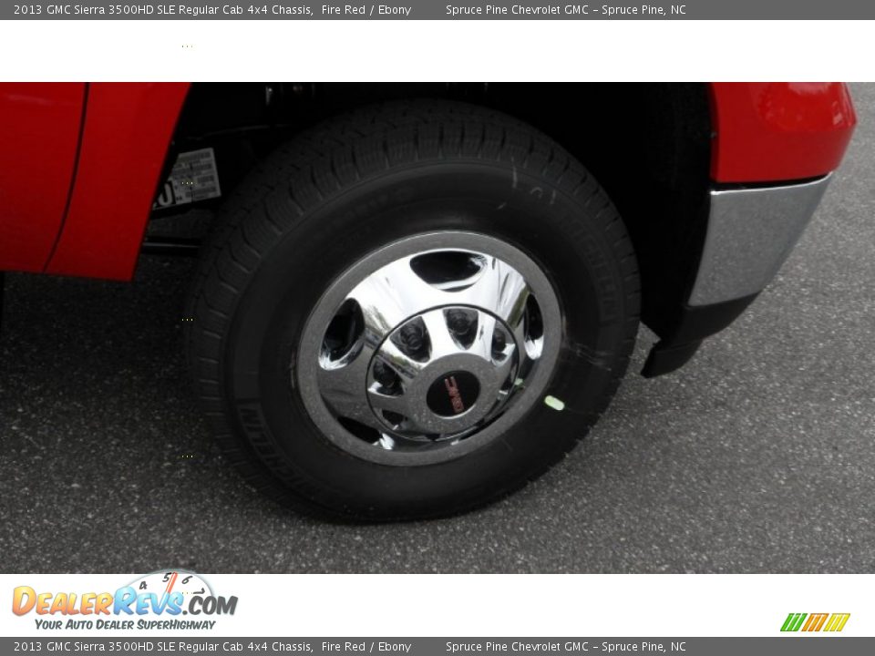 2013 GMC Sierra 3500HD SLE Regular Cab 4x4 Chassis Fire Red / Ebony Photo #6